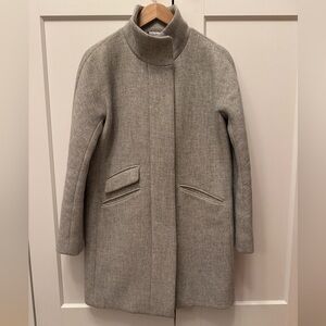 J. Crew Classic Gray Wool Coat